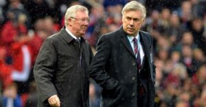 Sir Alex Ferguson and Carlo Ancelotti