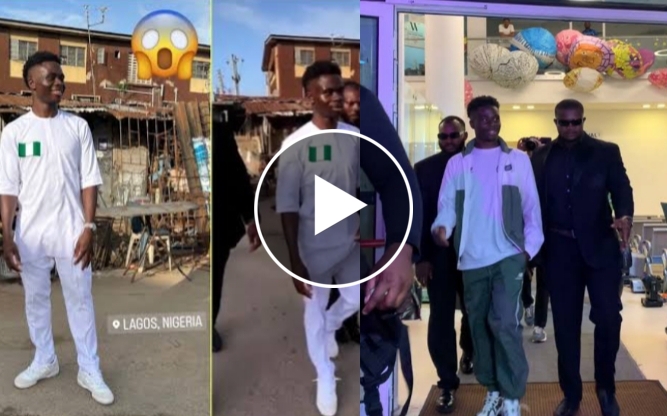 Bukayo Saka In Lagos, Shares a Night Out With Fans And Supporters (Video)