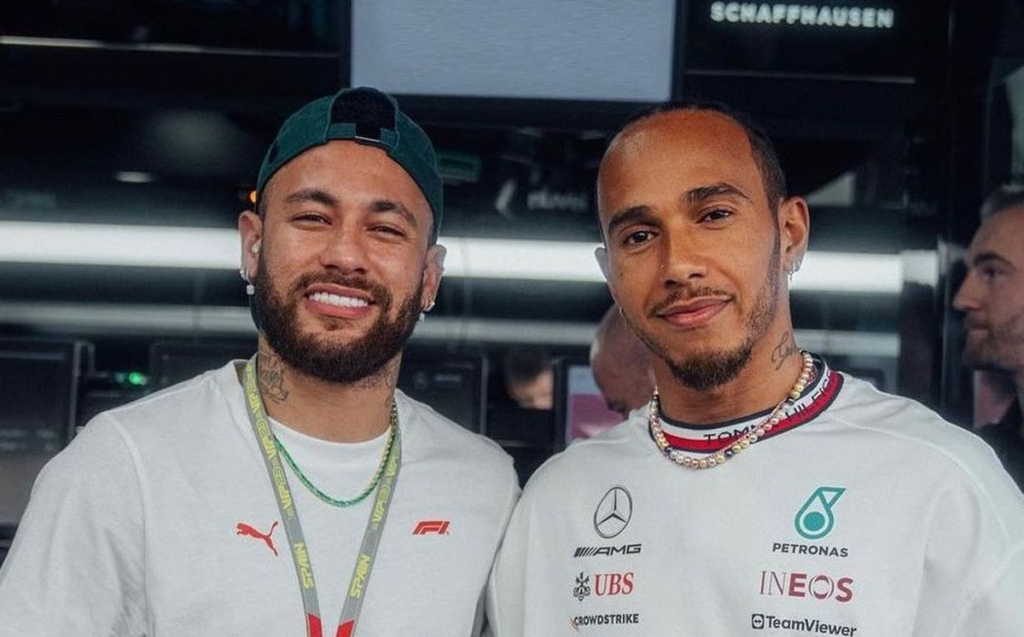 Neymar Gets Honored As He Sat In Lewis Hamilton's $14,000,000 Mercedes