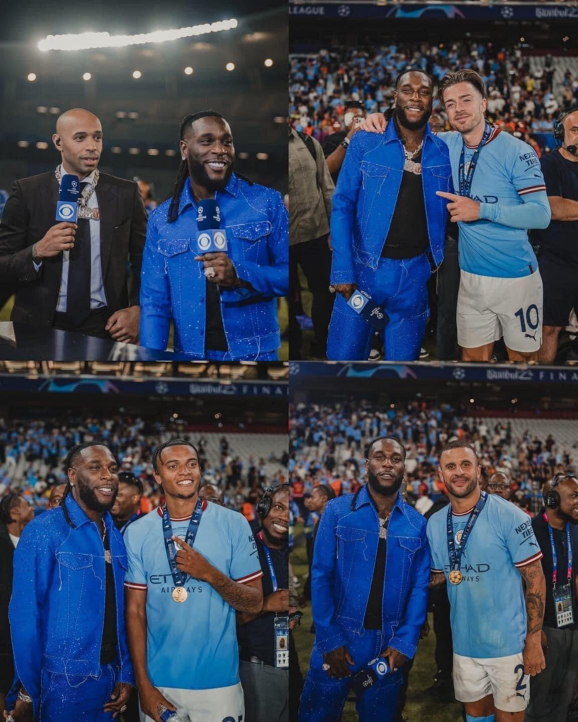 Burna Boy Performed In The UEFA Champions League Final In Istanbul