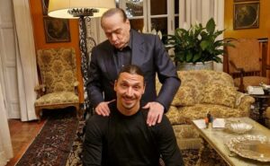 Silvio Berlusconi and Zlatan Ibrahimovic