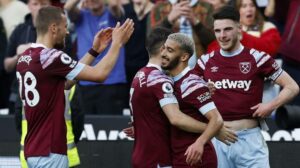 Club captain Declan Rice is on the brink of leaving West Ham United