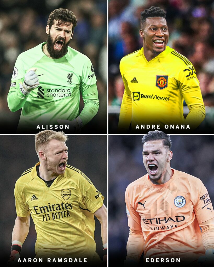 Ball-playing goalkeepers in the Premier League