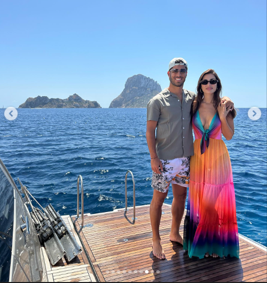 Marco Asensio Enjoys Summer Holiday With Partner Sandra Garal