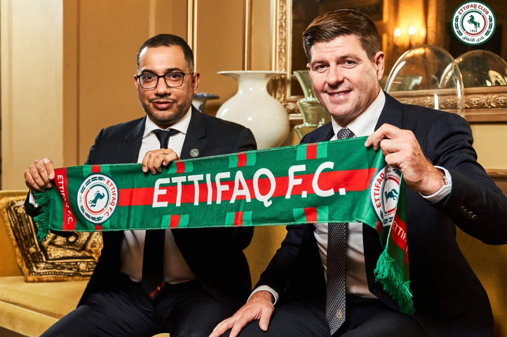 Steven Gerrard Named Manager Of Saudi Pro League Side Al-Ettifaq