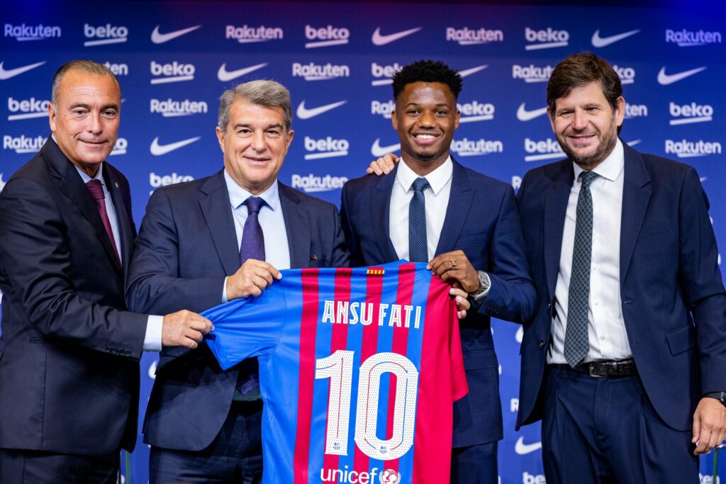 Ansu Fati contract with Barcelona expires in 2027