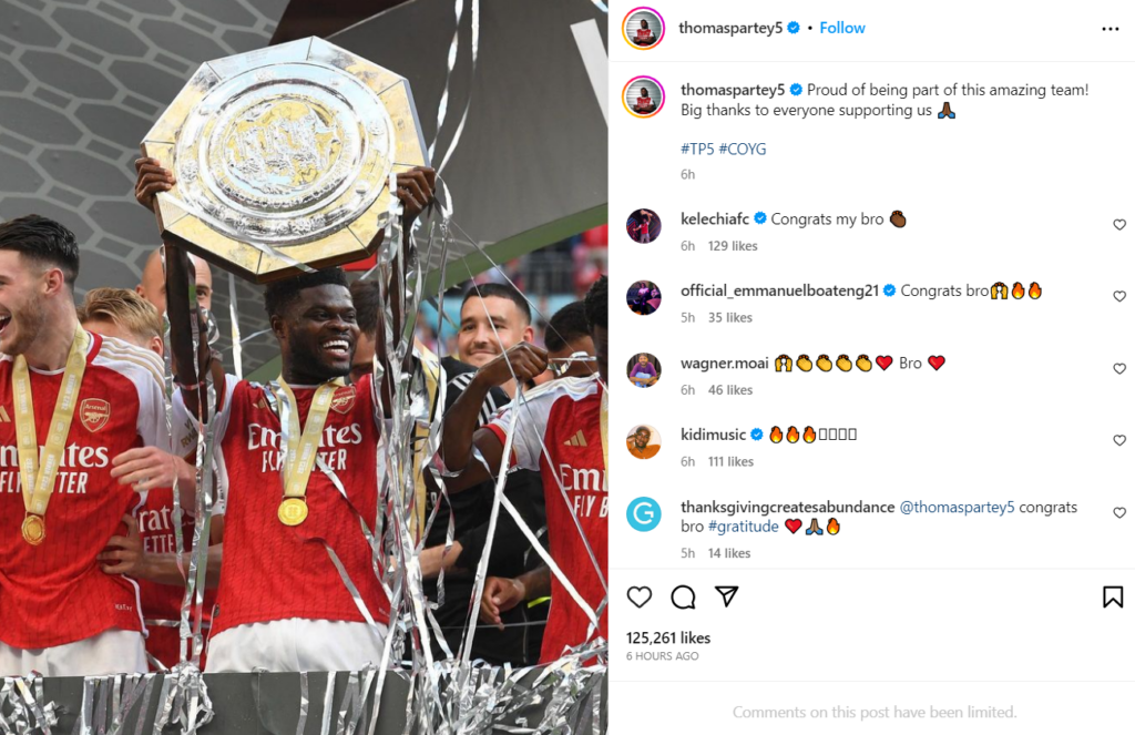 Arsenal Players Reacts To Winning The FA Community Shield