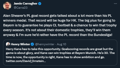 Jamie Carragher and Rio Ferdinand Battle Over Harry Kane's £100m Bayern Munich Deal