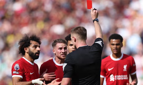 Liverpool Set To Appeal Alexis Mac Allister's Red Card Against Bournemouth