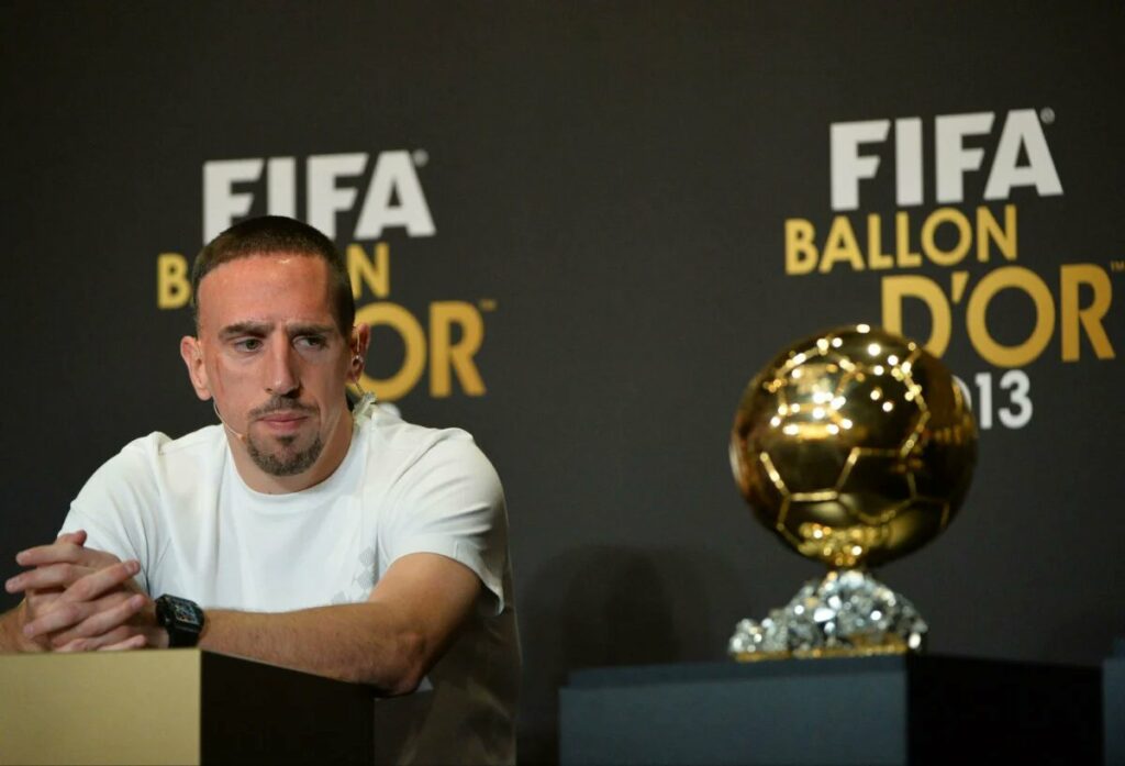 Franck Ribery 2013 Ballon d'Or award