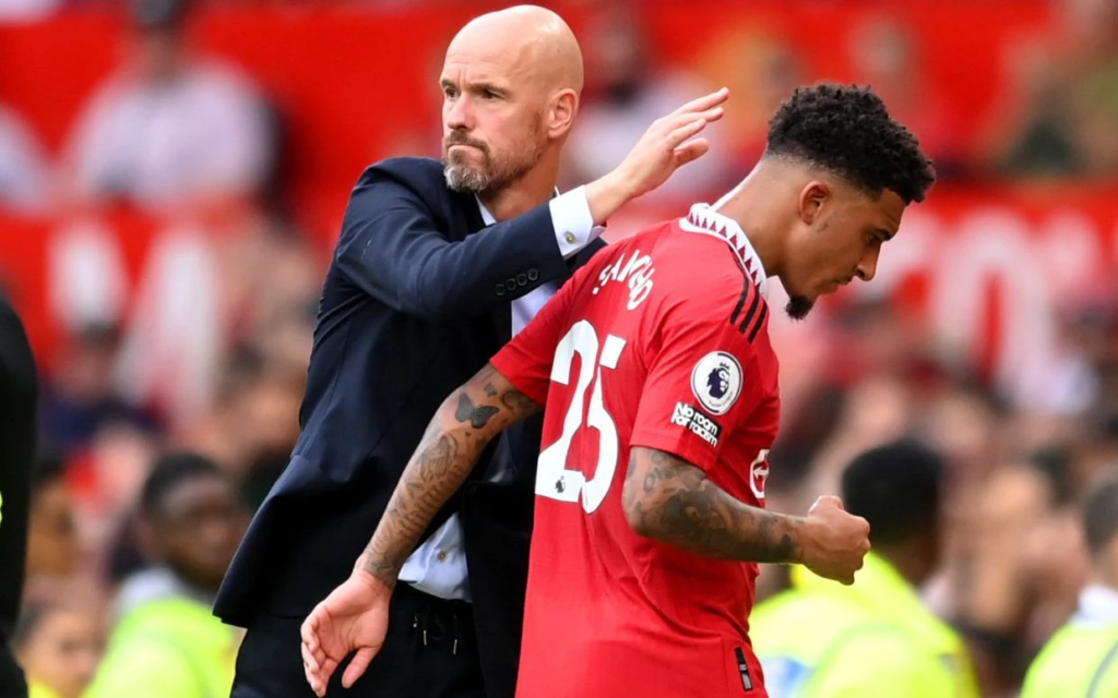 Jadon Sancho To Train Separately From The First Team As Erik ten Hag Demands Apology