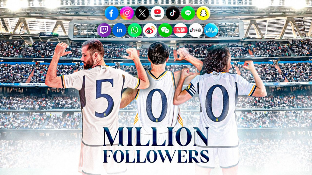 Real Madrid Breaks Record As They Reach 500 Million Followers