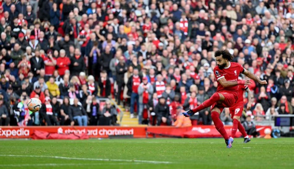 Mohamed Salah Scores Brace As Liverpool Beat 10-Man Everton 2-0