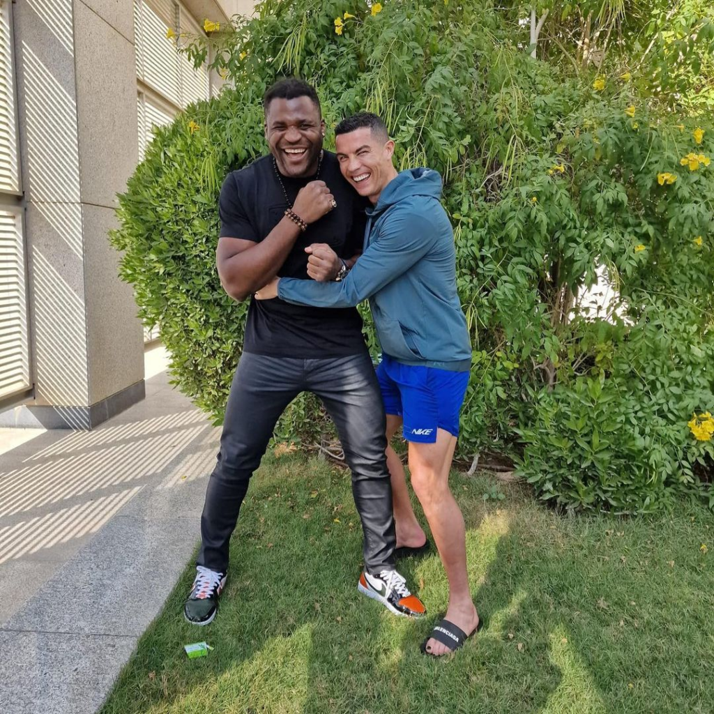 Francis Ngannou Gets £110,000 Watch From Cristiano Ronaldo