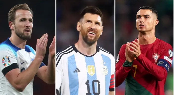 Harry Kane Drops Lionel Messi, Picks Cristiano Ronaldo on His 8 Best Attackers in Football