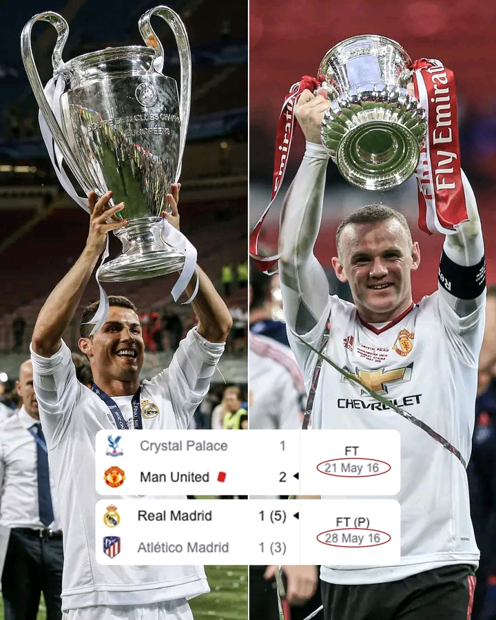 Real Madrid and Manchester United 