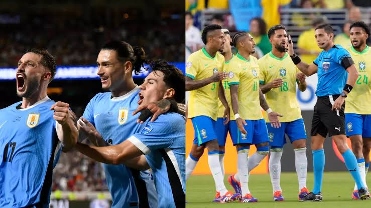 Copa America 2024 Quarter Finals Uruguay Knock Out Brazil On Penalties As Colombia Demolish